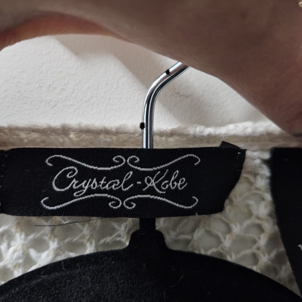 Crystal Kobe M cotton lace open sweater - Picture 9 of 10